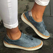 Load image into Gallery viewer, New Women's Autumn Low Heel Round Toe Breathable Sneakers