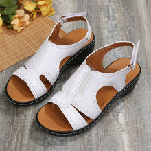 Load image into Gallery viewer, Summer Velcro Fish Mouth Casual Women's Sandals
