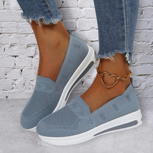 Load image into Gallery viewer, Women's Flyknit Flat Heel Round Toe Comfort Walking Shoes
