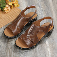 Load image into Gallery viewer, Summer Velcro Fish Mouth Casual Women's Sandals
